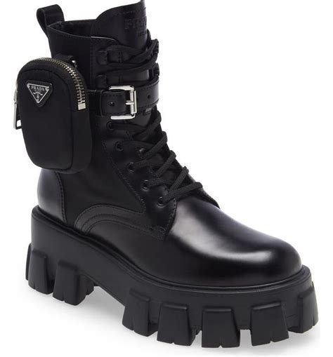 monolith mini bag lug sole combat boot prada